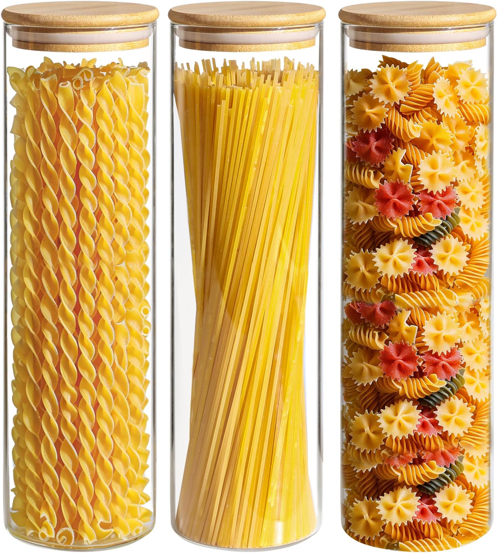 ComSaf Glass Food Storage Container - 1200ml (3 Pack)
