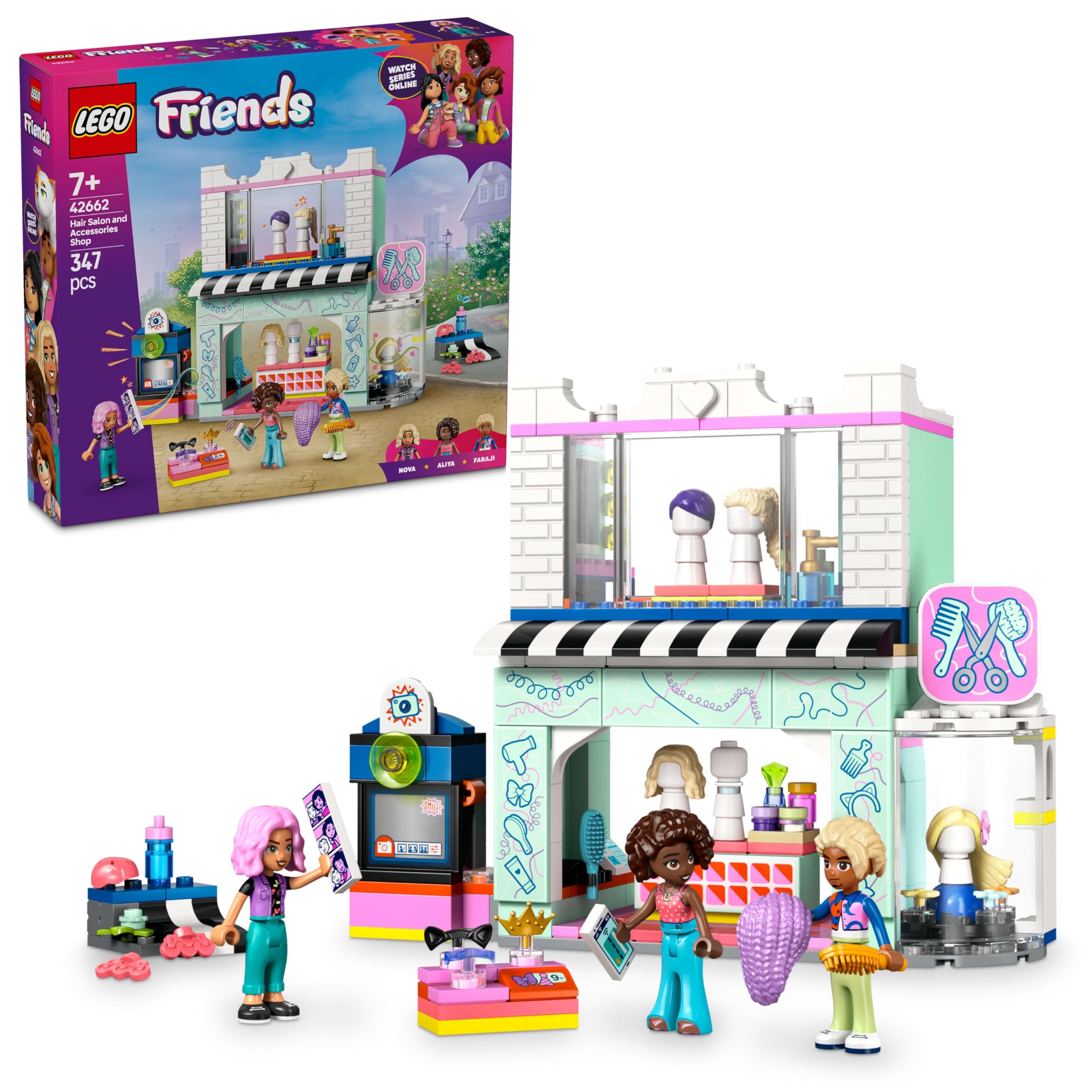 Lego 42662 Friends Hair Salon and Accessory Shop Toys Birthday Present Blocks Girls Boys Children 7 Years 8
