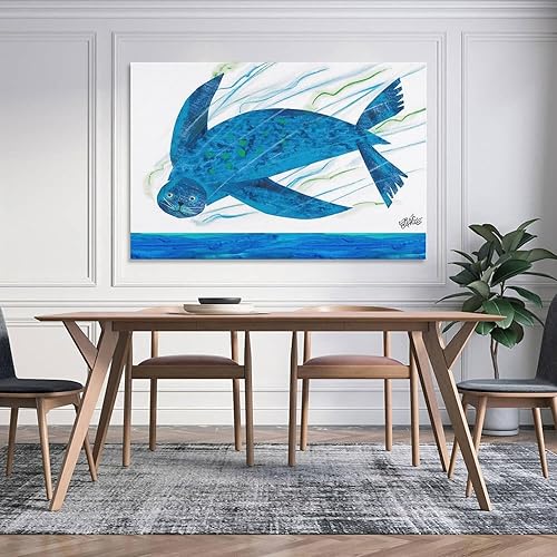 Miniatura 5 de Eric Carle - Póster de dibujo infantil de anime para niños, impresión de obras de arte, arte de pared, lienzo, decoración de regalo, pósteres