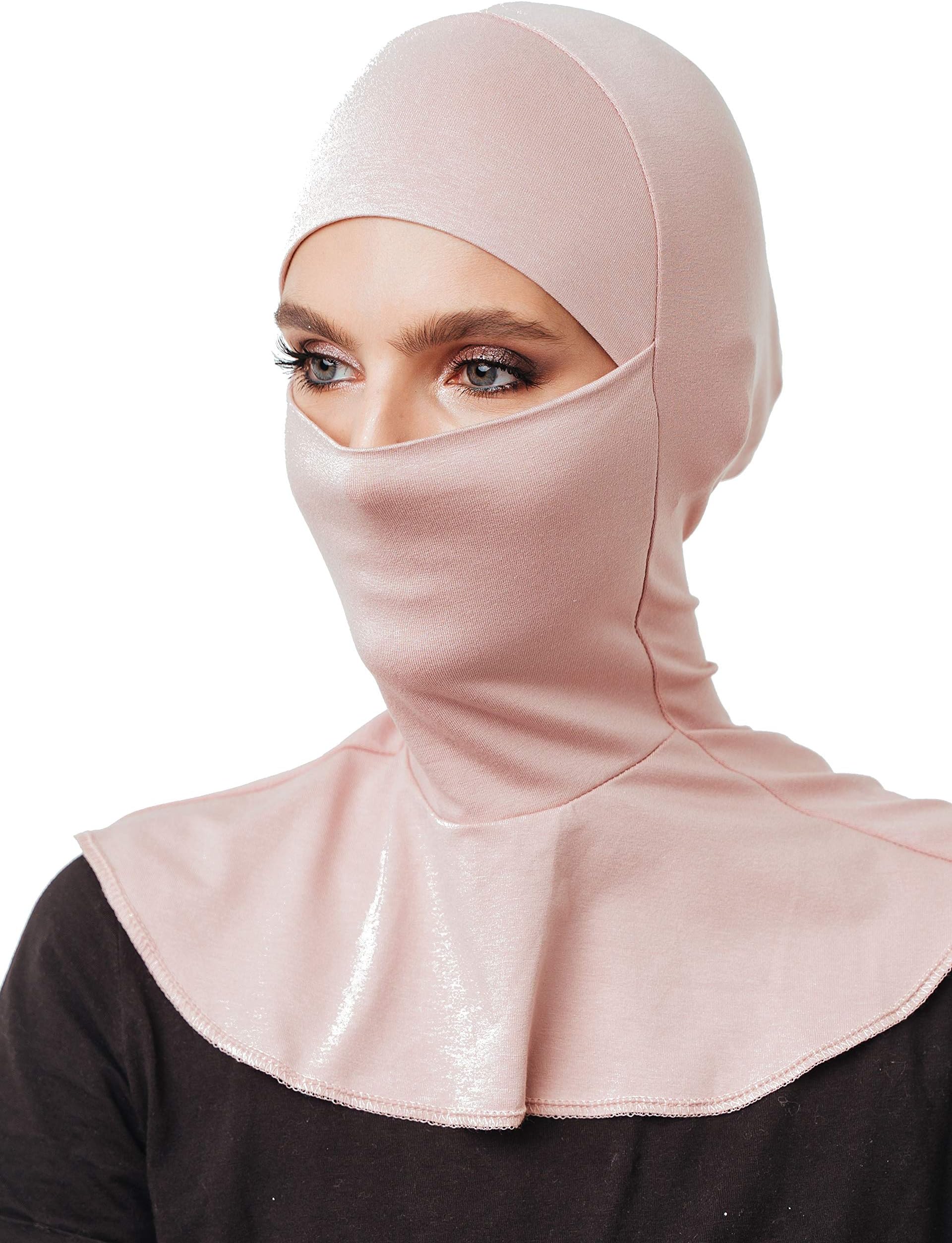 Hijab, Cotton Under Scarf Tube Cap,Closure of the chin, ready to wear muslim accessories for women