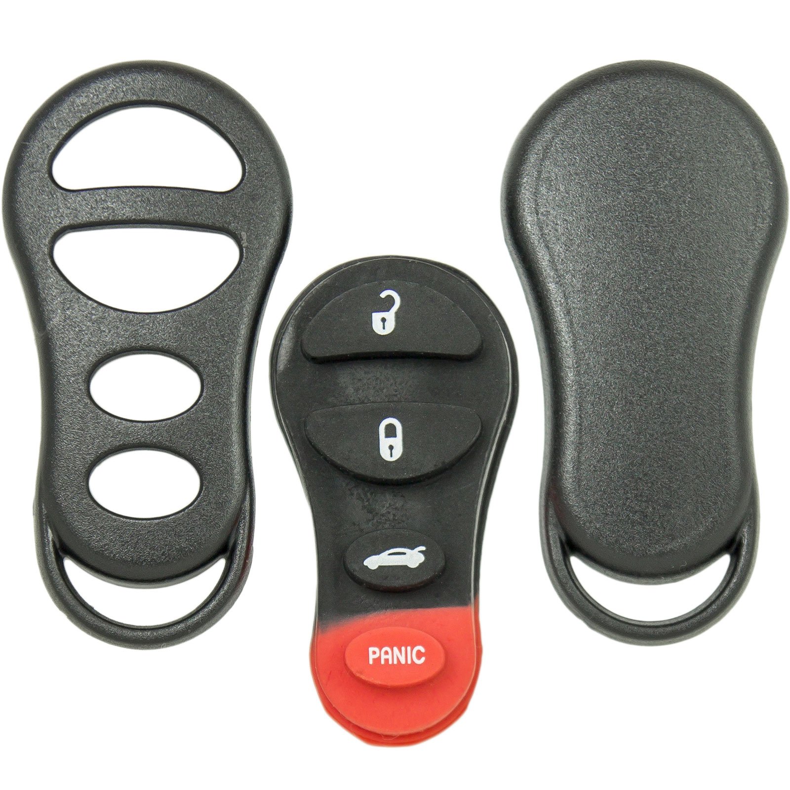 Keyless2Go Replacement for New Shell Case Button Pad for Remote Key Fob GQ43VT17T GQ43VT9T GQ43VT13T - Shell ONLY