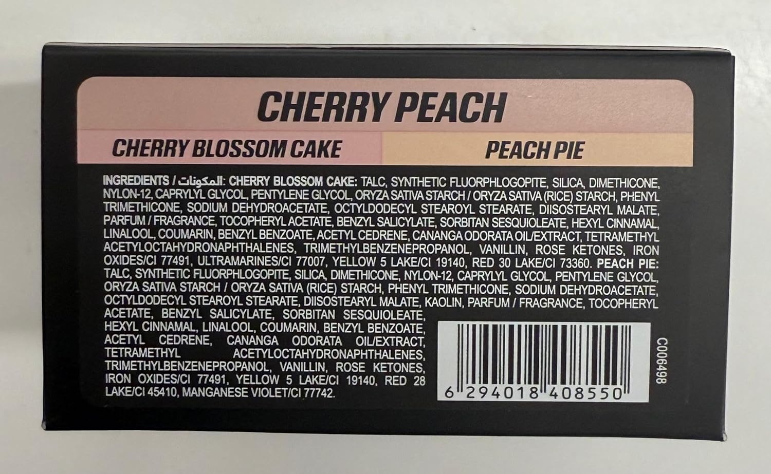 Huda Easy Bake Loose Powder Duo - Cherry Peach (Cherry Blossom Cake & Peach Pie) - 2 x 6.5g / 2 x 0.22oz Mini Setting Powder Set - Image 3