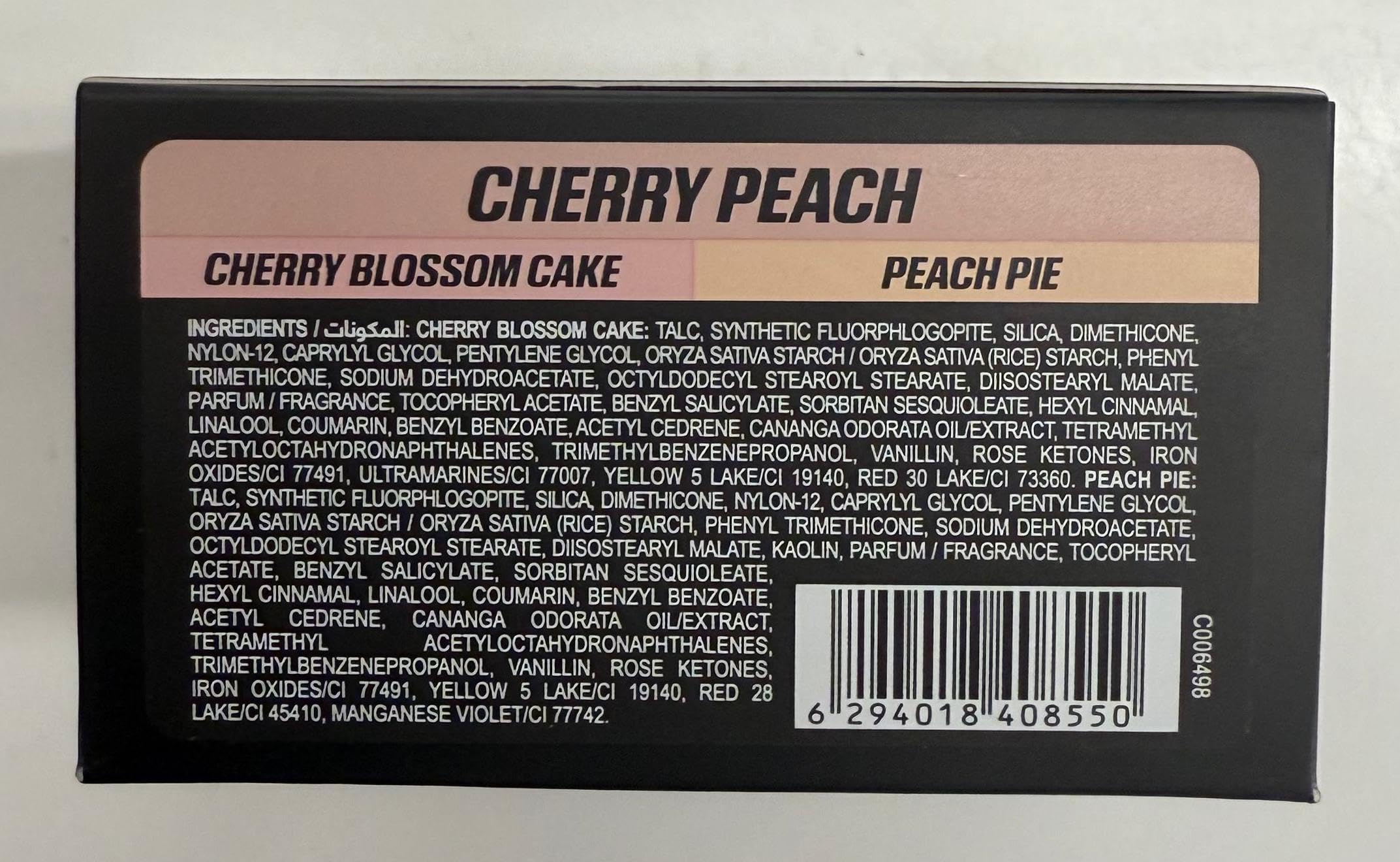 HUDA BEAUTY Easy Bake Duo Loses Fixierpuder Cherry-Peach, aufhellendes & farbkorrigierendes Setting Powder, mattierend, bis zu 18h Halt, nicht komedogen, 2 Töne