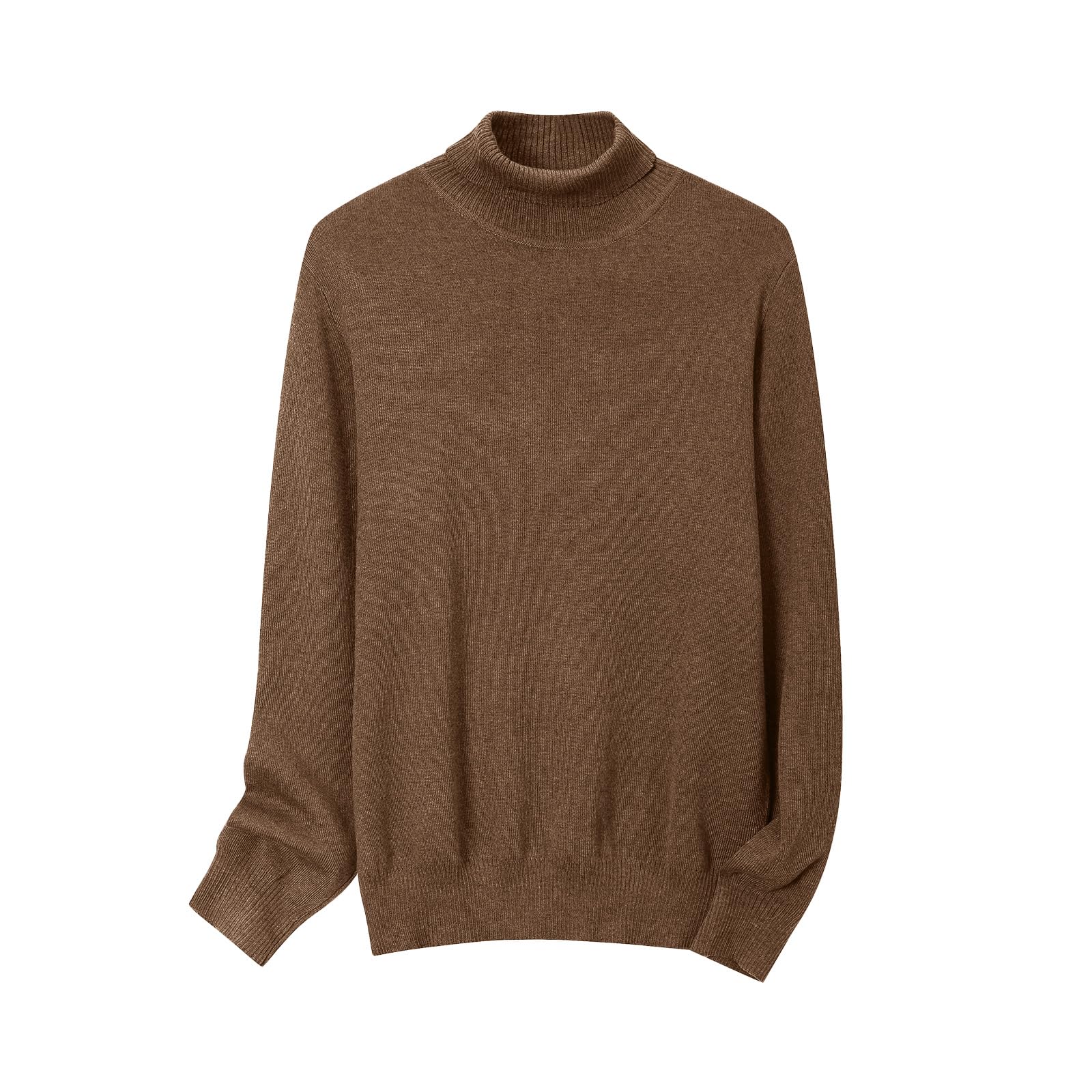 SANGTREE Womens Turtleneck Sweater Soft Warm Stylish Knit Pullover for Fall Winter Elegant Long Sleeve Sweater Top