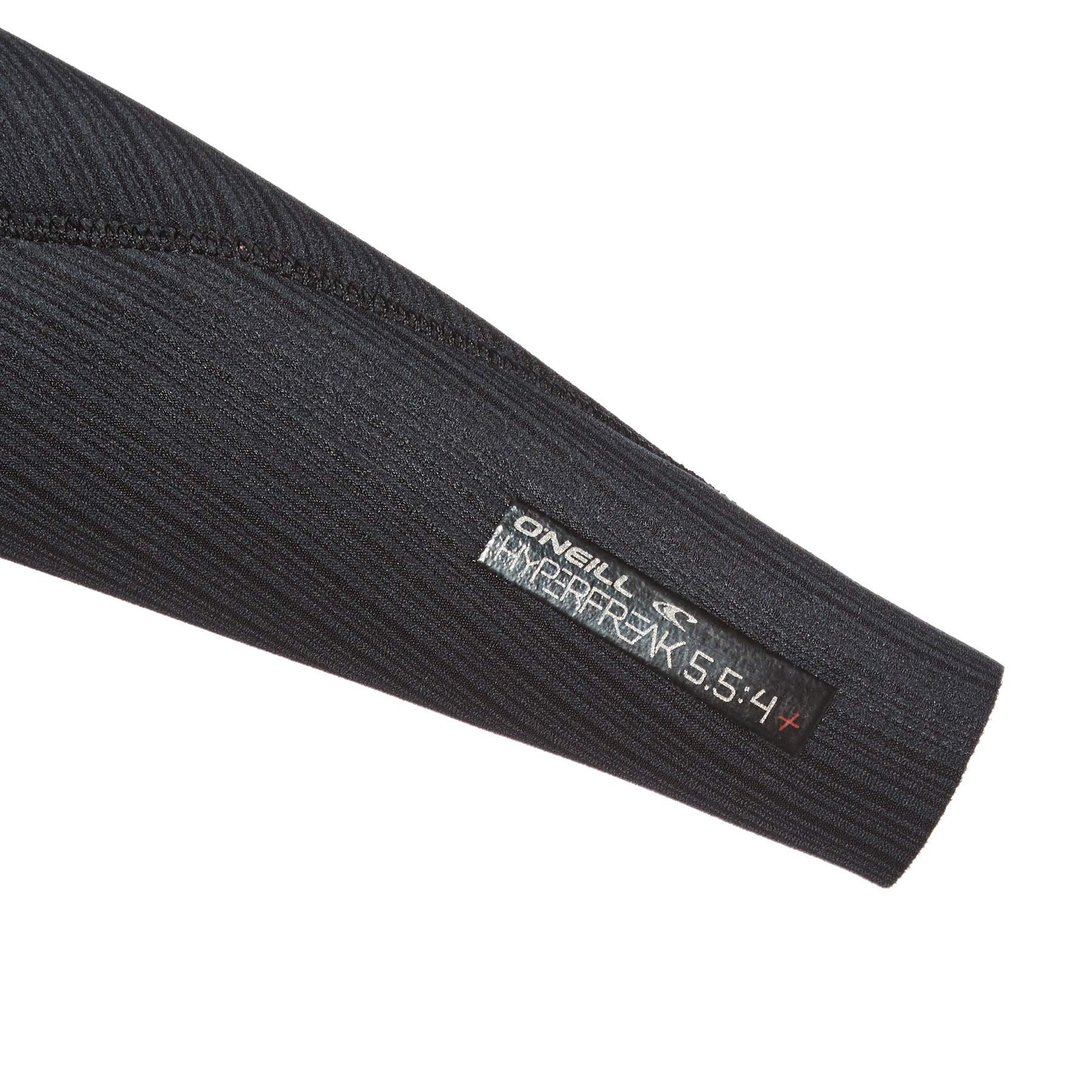 O'NEILL 2026 Hombres Hyperfreak+ 5/4mm Chest Zip con Capucha Neopreno 5347 - Black