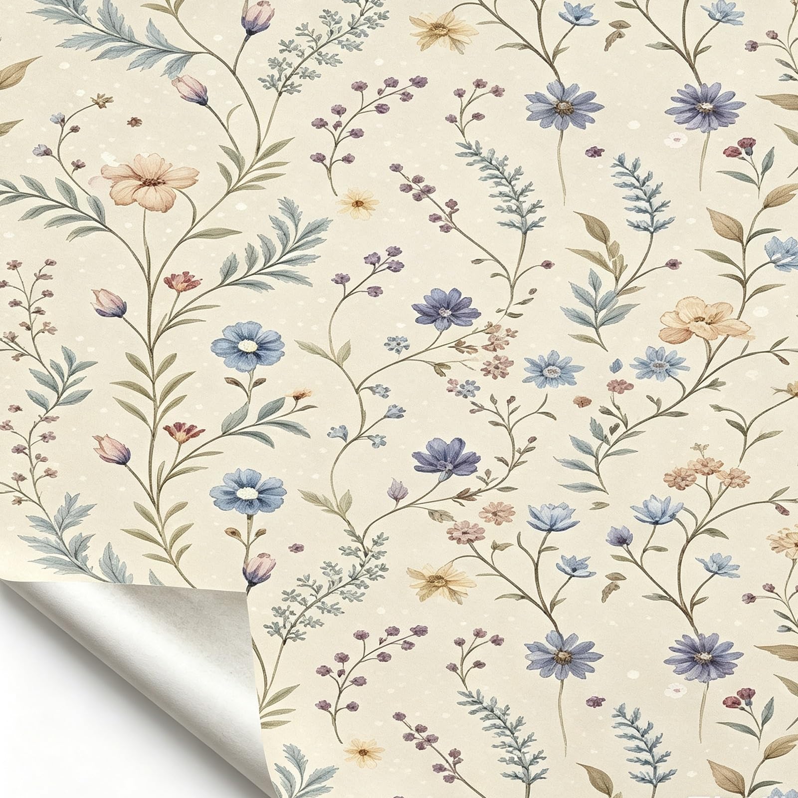 Zynqra Peel and Stick Wallpaper,Self Adhesive Floral Contact Paper