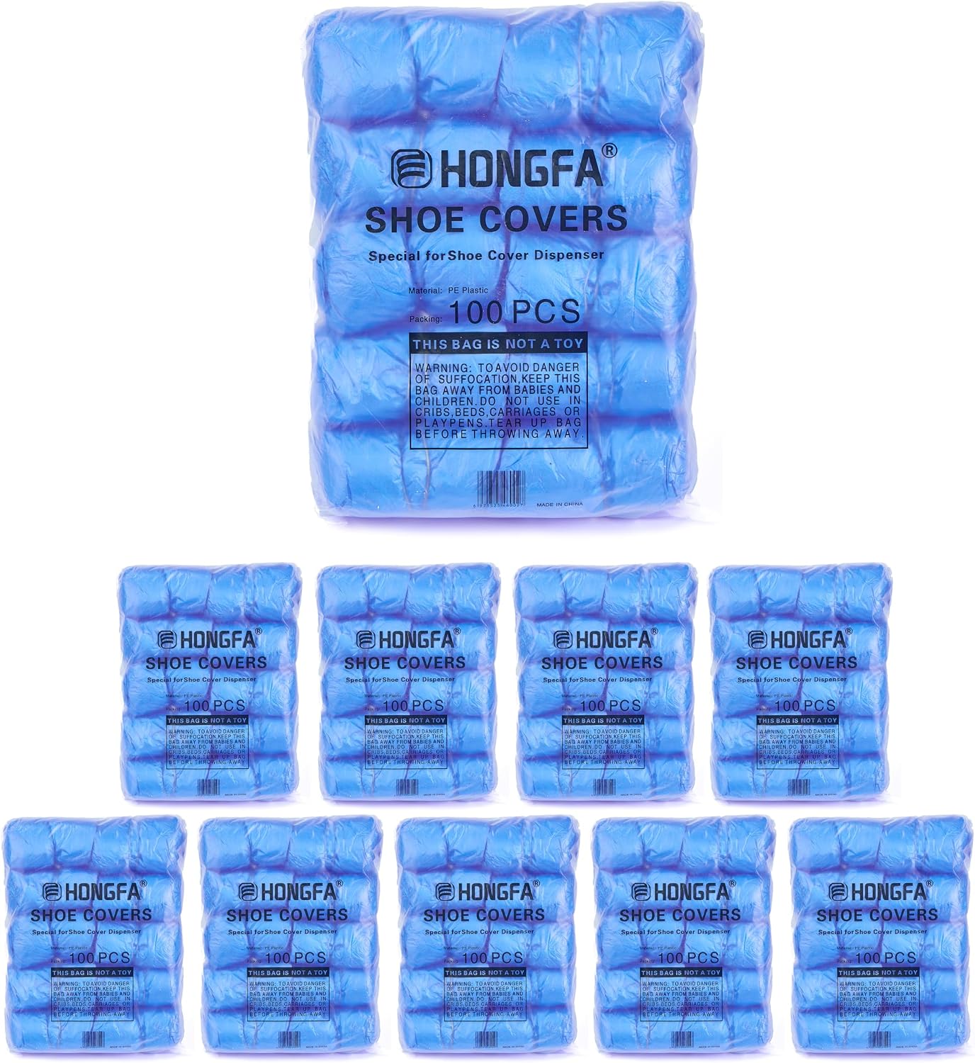 Indoor Shoe Covers Shoe Covers Disposable Non Slip Shoe Cover Dispenser, Home Office Area Indoor and Outdoor Automatic Shoe Cover Shoe Cover Dispenser Refill Blue 1000PCS