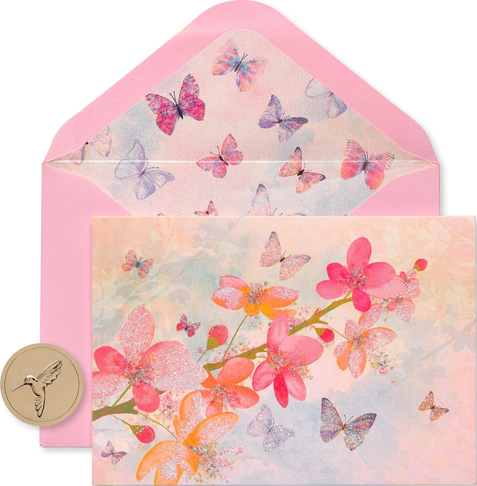 Papyrus Blank Cards with Envelopes, Blossoms (12-Count)