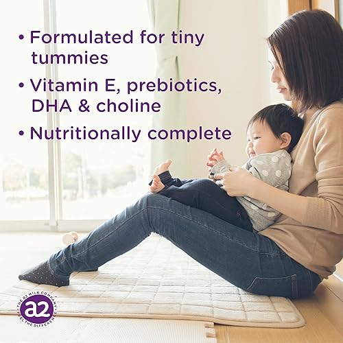 Miniatura 3 de A2 Platinum Premium Fórmula infantil para bebés de 0 a 12 meses  Polvo a base de leche con hierro  Nutricionalmente completo  Vitamina E,