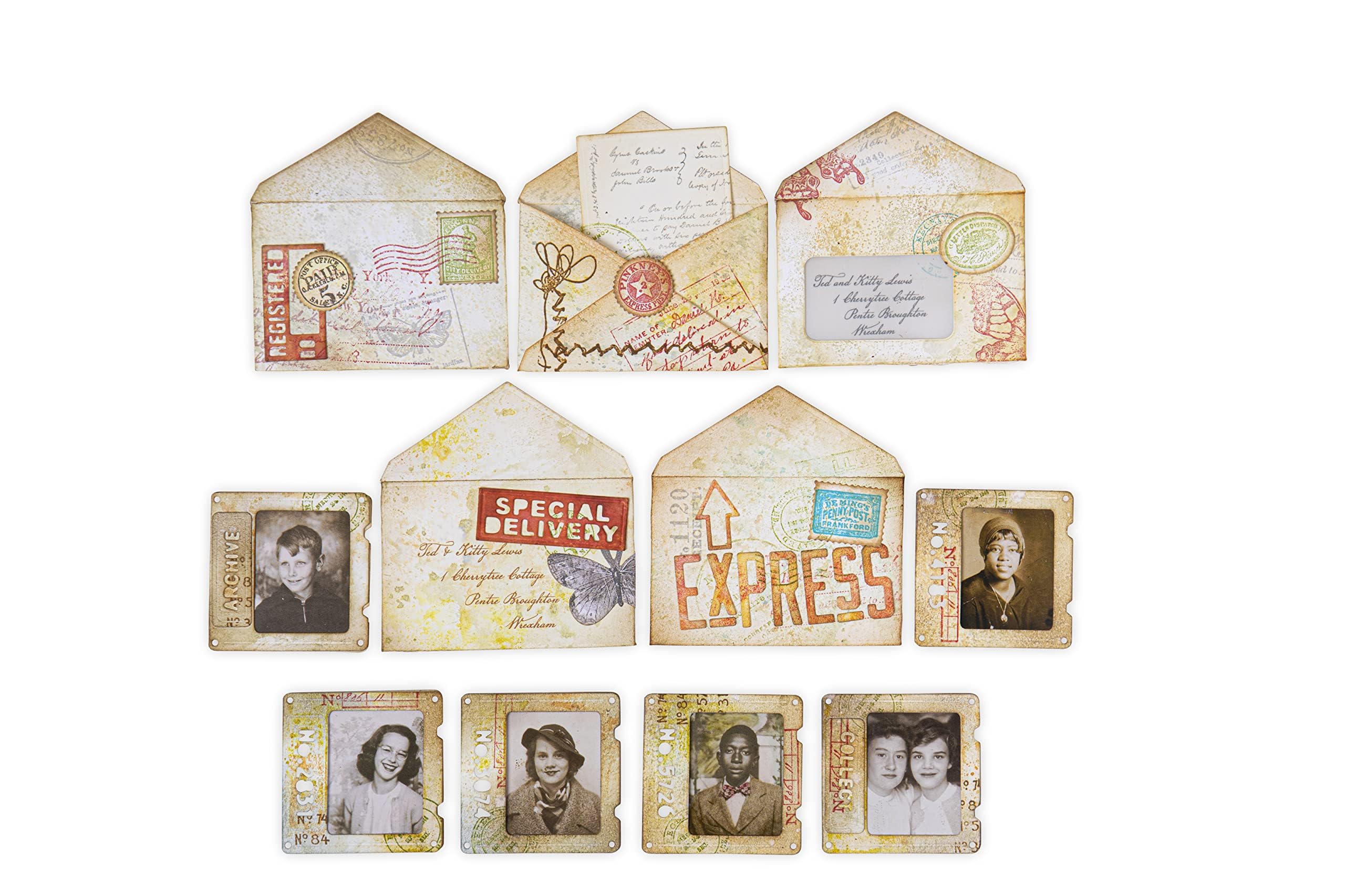 Sizzx Thinlits Die Set 54PK Specimen by Tim Holtz | 665930 | Chapter 3 2022
