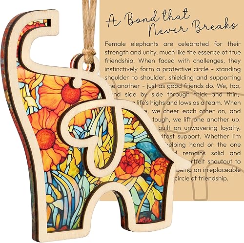 Best Friend, Friendship Elephant Ornament, Elephant - New Year Gifts For Best Friend