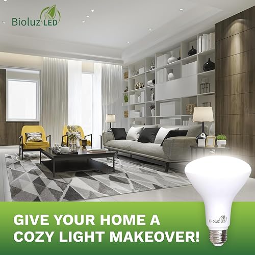 Miniatura 22 de Bioluz LED Paquete de 8 bombillas LED BR30 para interiores 90+ CRI 65W equivalentes a 7.5 W, 5000 K, luz diurna, 650 lúmenes, base E26, regulable