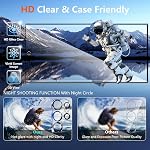 For Samsung Galaxy S23 Ultra Privacy Screen Protector, Tempered Glass Camera Lens Protectors [2+2Pack] [3D Glass] [Case Friendly] [9H Scratch] [HD Clear] Support Ultrasonic Fingerprint Unlock, Easy Install for Galaxy S23 Ultra