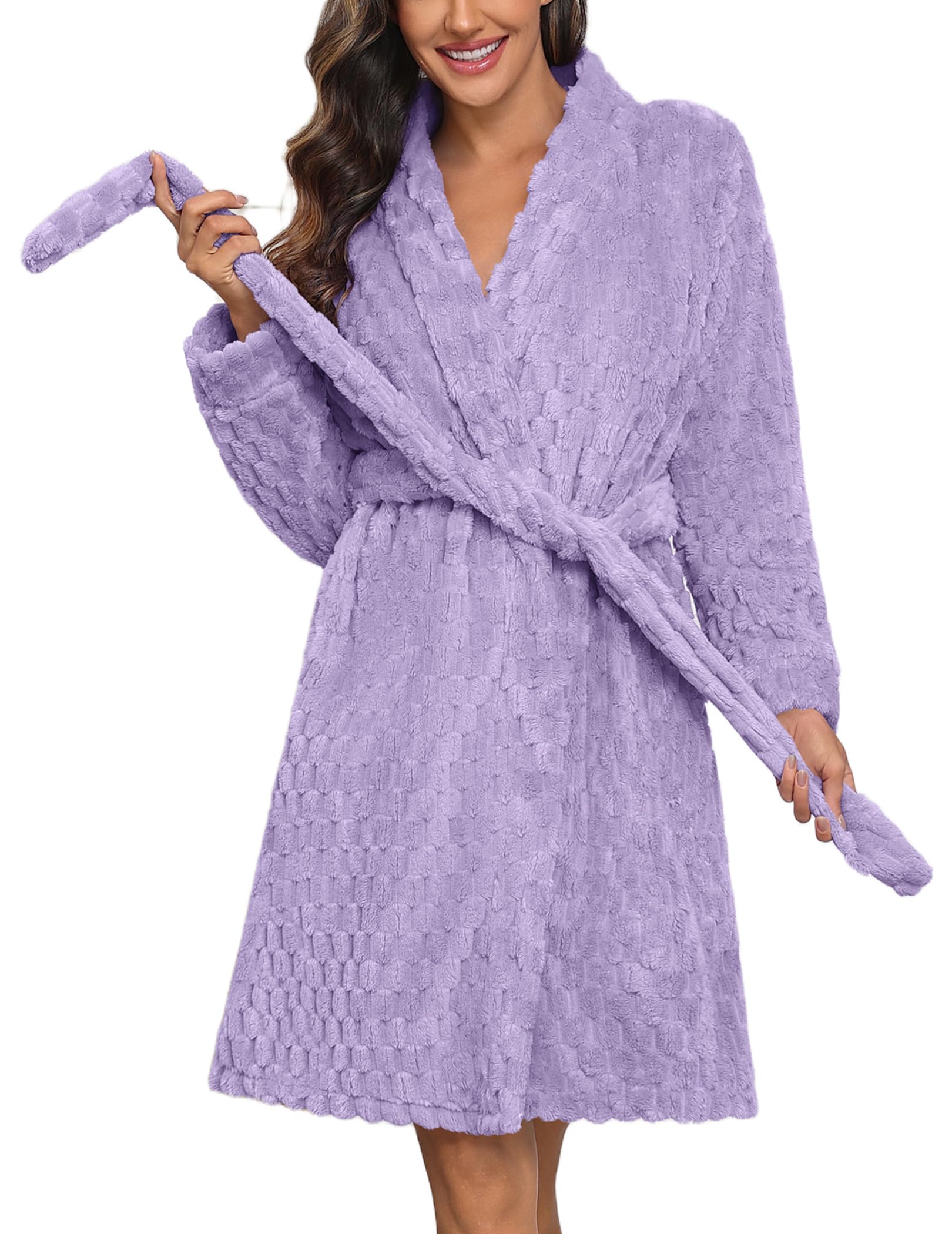 Ekouaer Plush Robe