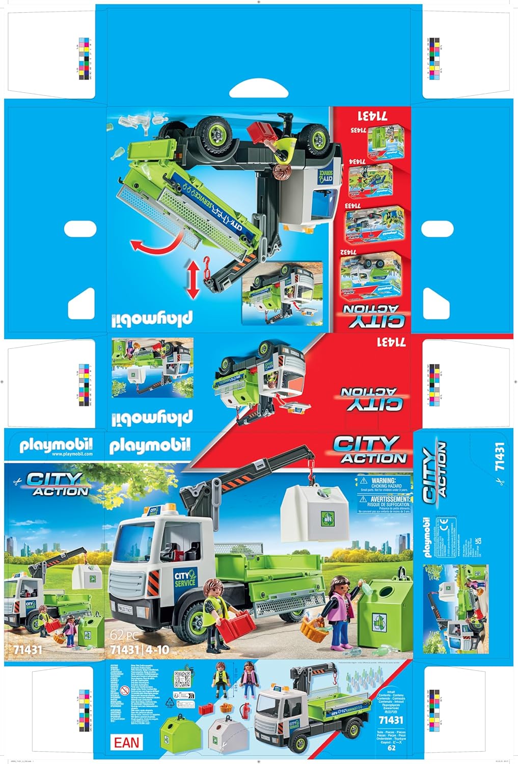 PLAYMOBIL City Action 71431 Truck Transport Bin