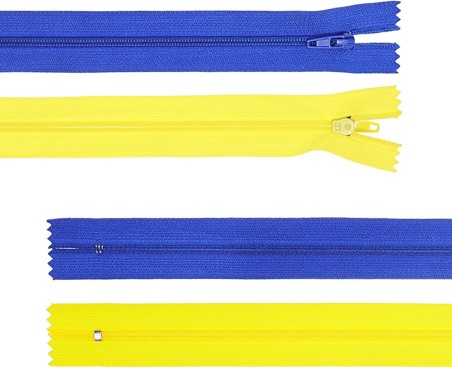Frienda 50 Pieces Nylon Coil Zippers for Tailor Sewing Crafts 25 Colors Nylon Zippers (20 Inch) : Arts, Crafts & Sewing