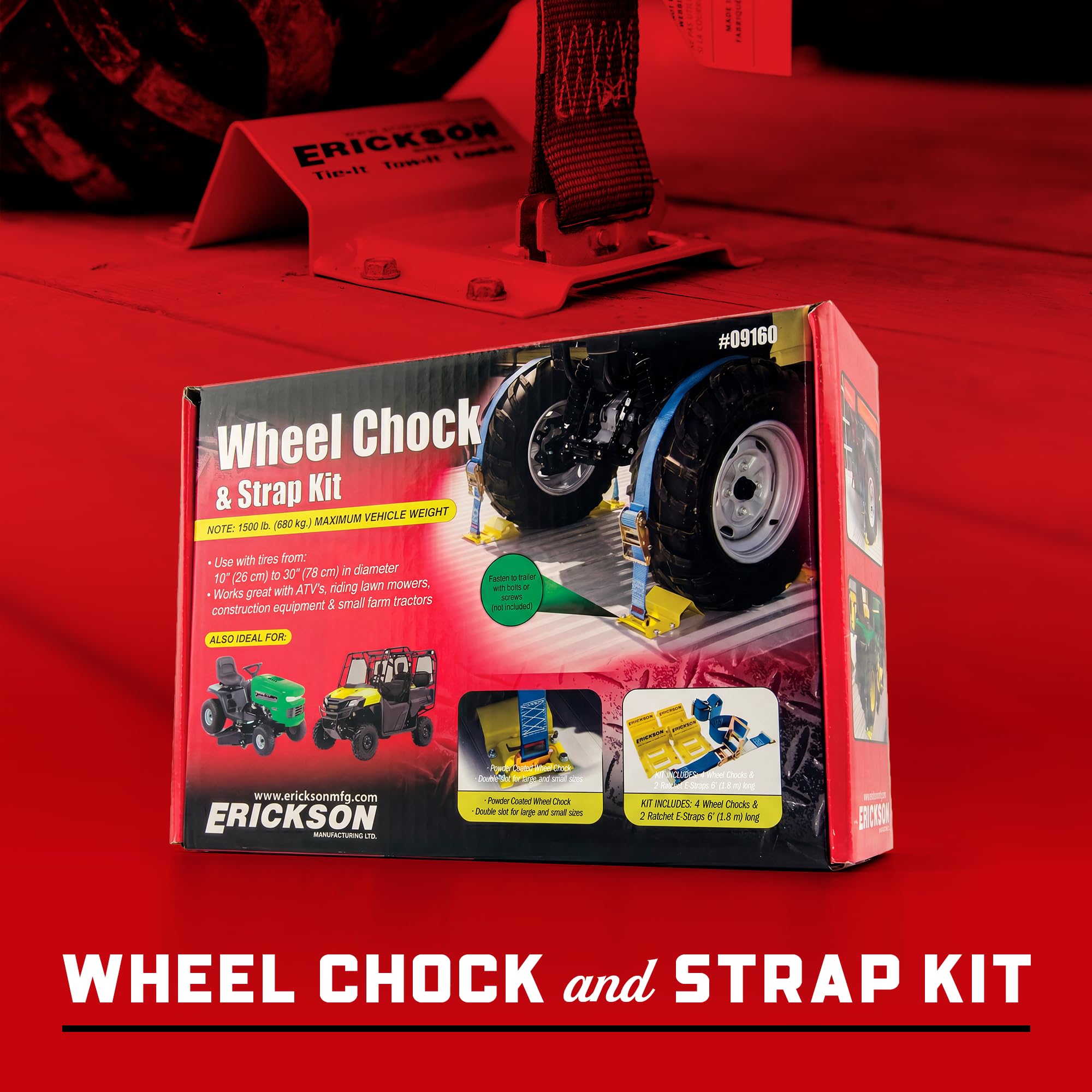 Erickson ATV bloccaruota cinghia di tensione e kit