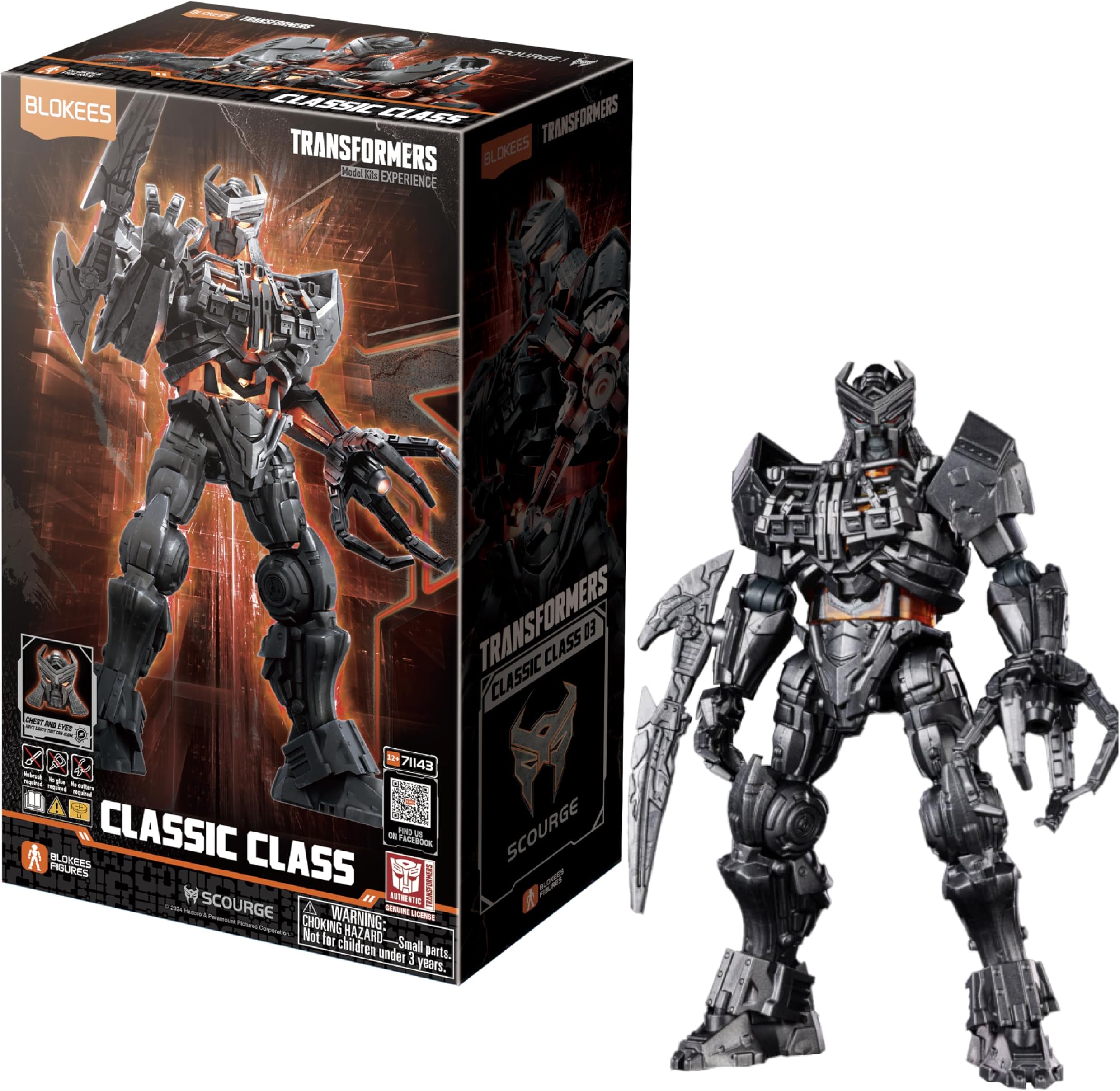 Blokees Transformers Classic Class 03 Scourge Action Figure