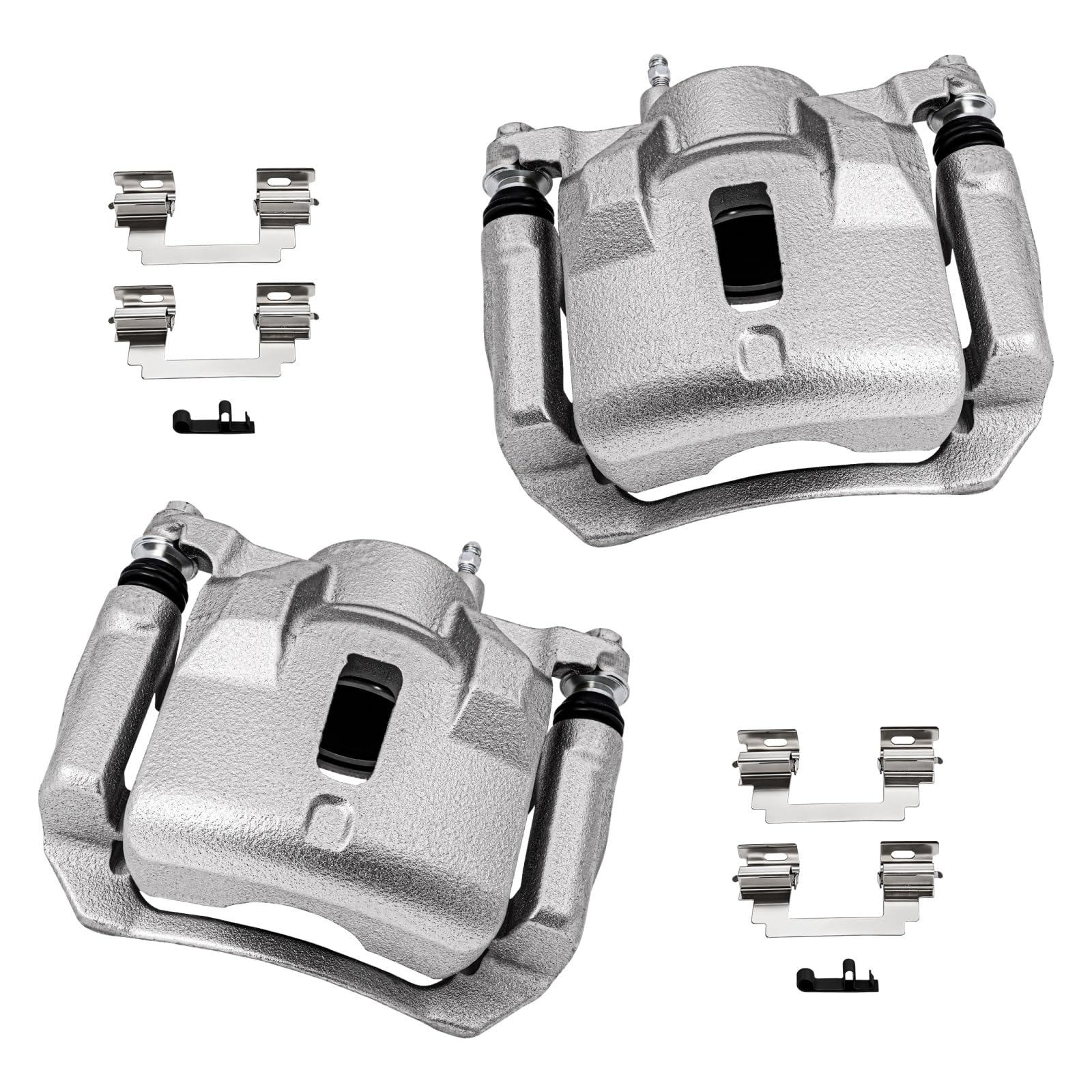 cciyu Front Left &amp; Right Disc Brake Calipers w/Bracket 19B2698 19B2699