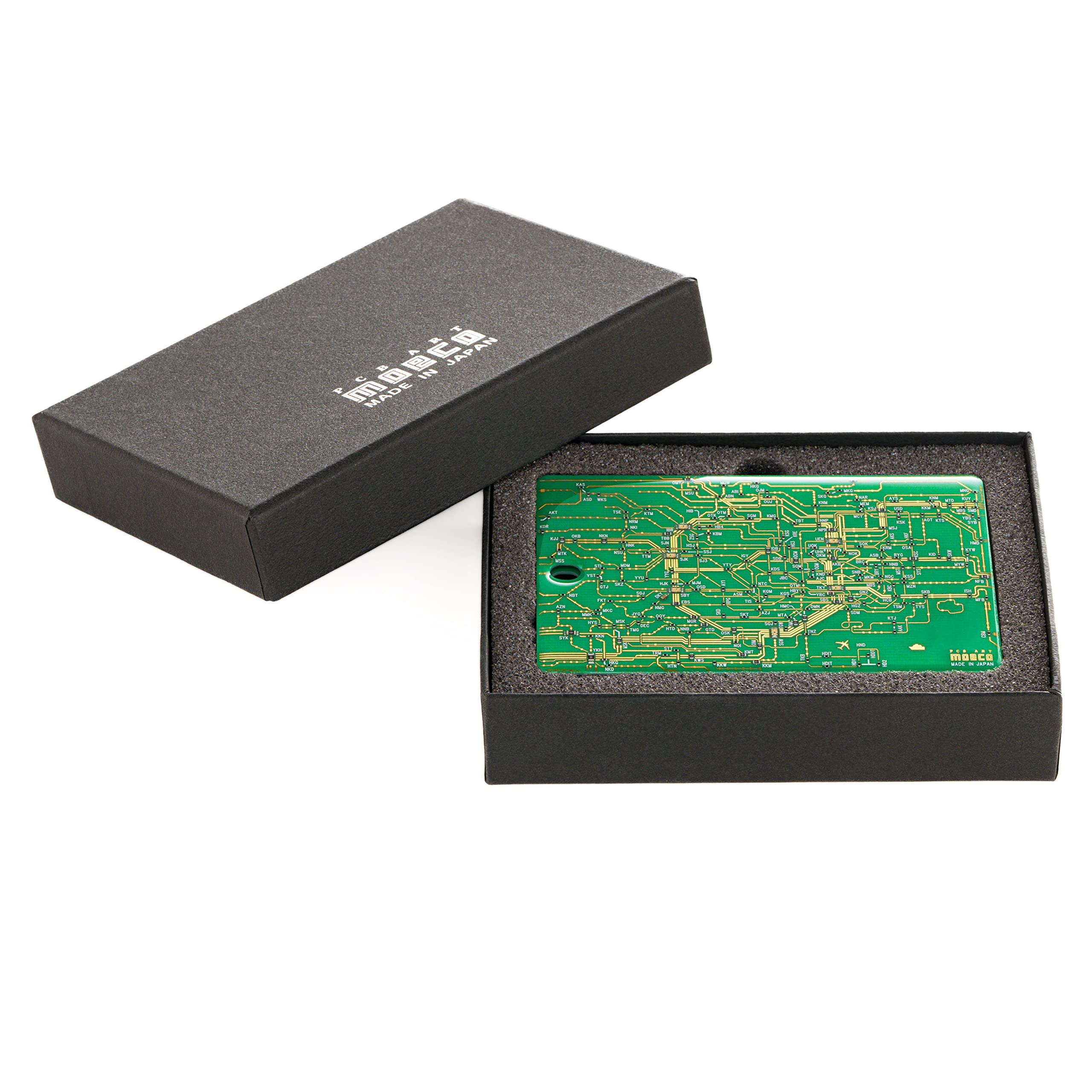 Amazon.co.jp: FLASH 東京回路線図LED6 ICカードケース 緑 : 文房具
