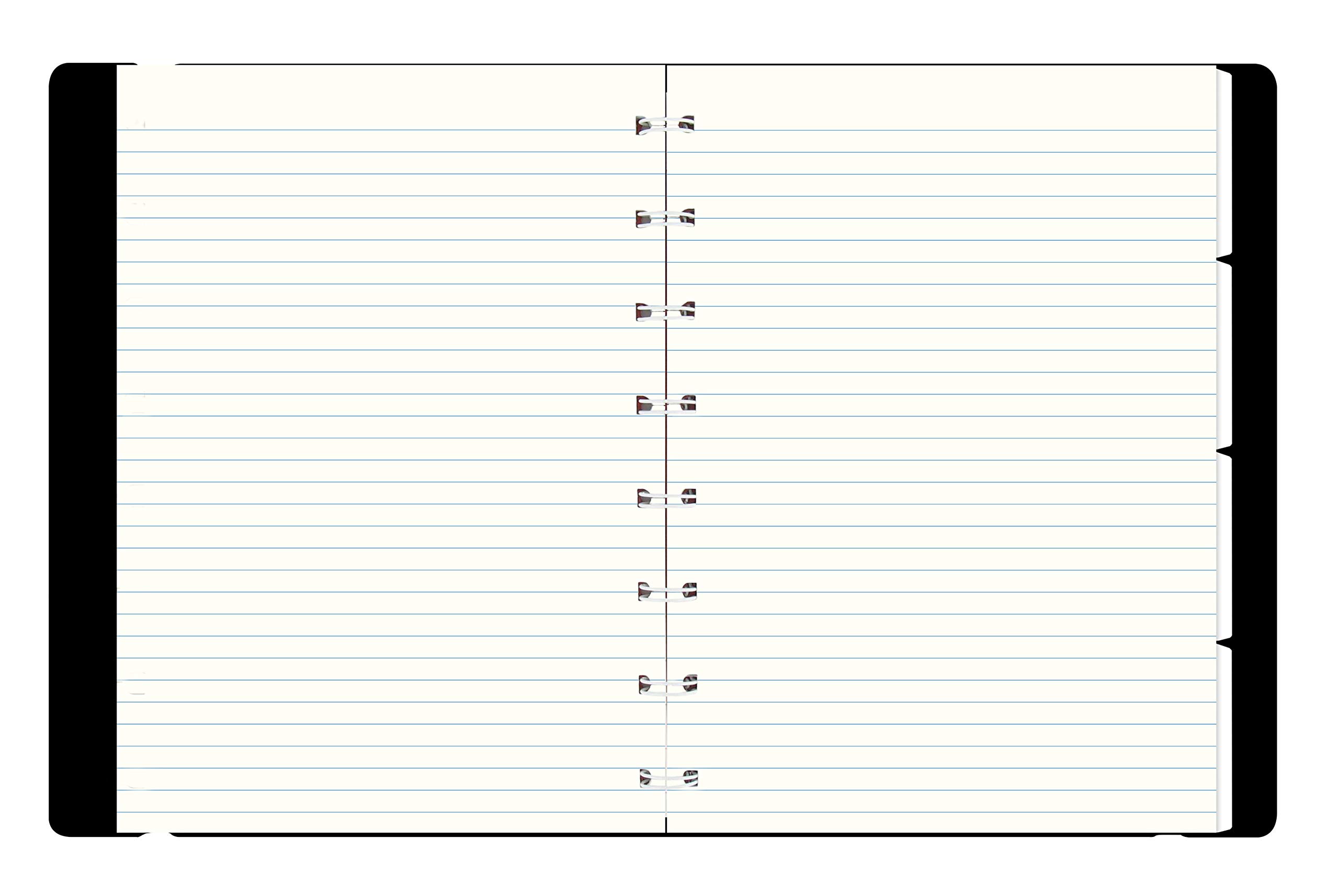 Filofax A5 refillable notebook blue suede