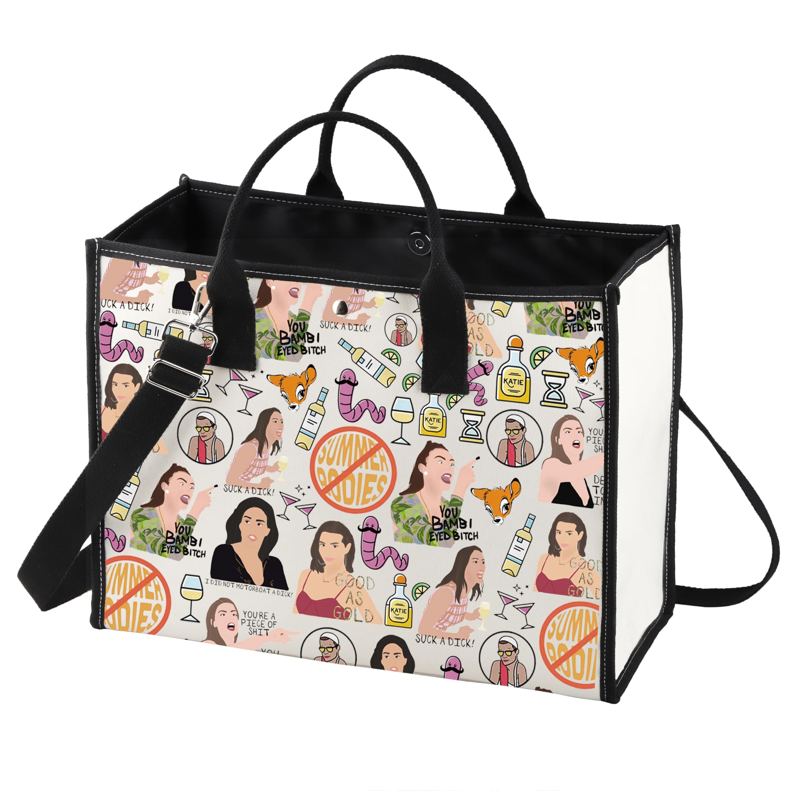 LEVLO Vanderpump Reality TV Show Cosmetic Makeup Bag Vanderpump Fans Gift Vanderpump Makeup Zipper Pouch Bag for TV Show Fans Summer Rodies LT