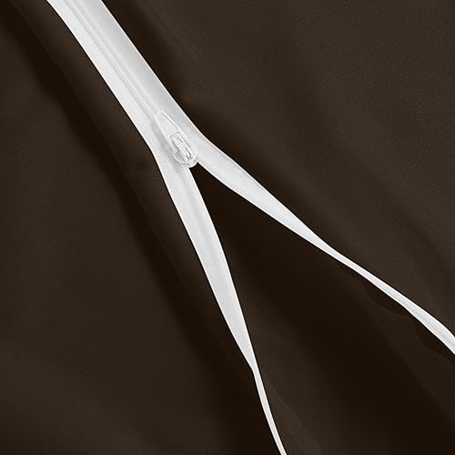 Miniatura 3 de Utopia Bedding Protector de almohada impermeable con cremallera (paquete de 4) Queen Brown - Funda de almohada a prueba de chinches de 20 x 28
