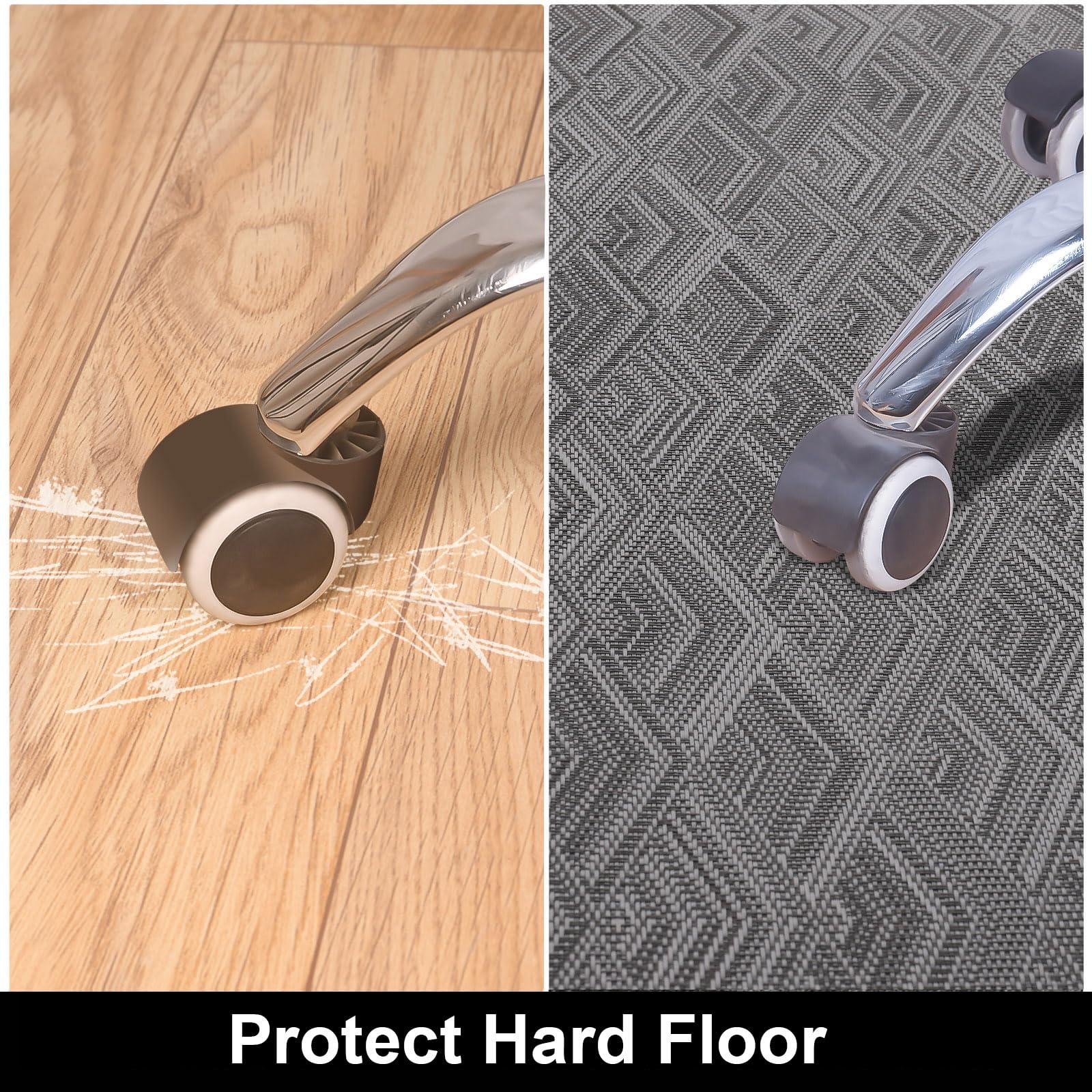AiBOB Office Chair Mat for Hardwood Floor, 36 X 48 inches, Hard Floor