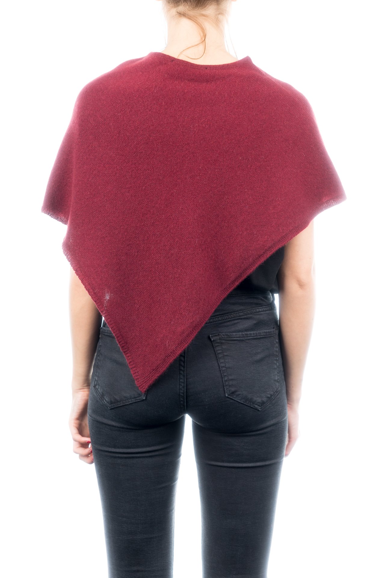 DALLE PIANE CASHMERE Poncho Donna 100% Cashmere | Poncho mantella avvolgente, taglia unica, perfetto in viaggio e in città, un elegante regalo per lei, Made in Italy