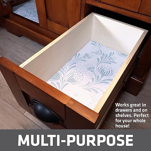 Miniatura 5 de Drymate Tapete XL de alta calidad para debajo del fregadero, tapetes impermeables de protección para gabinetes de cocina y baño, forros absorbentes