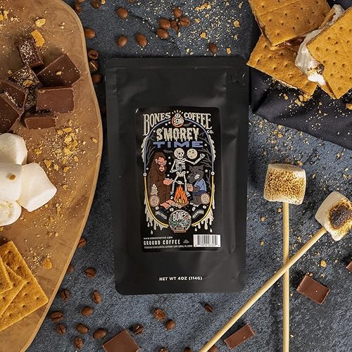 Miniatura 3 de Bones Coffee Company Favorite Flavors - Juego de caja de muestra con taza de café especial, 5 granos de café arábica de tostado medio bajo en ácido