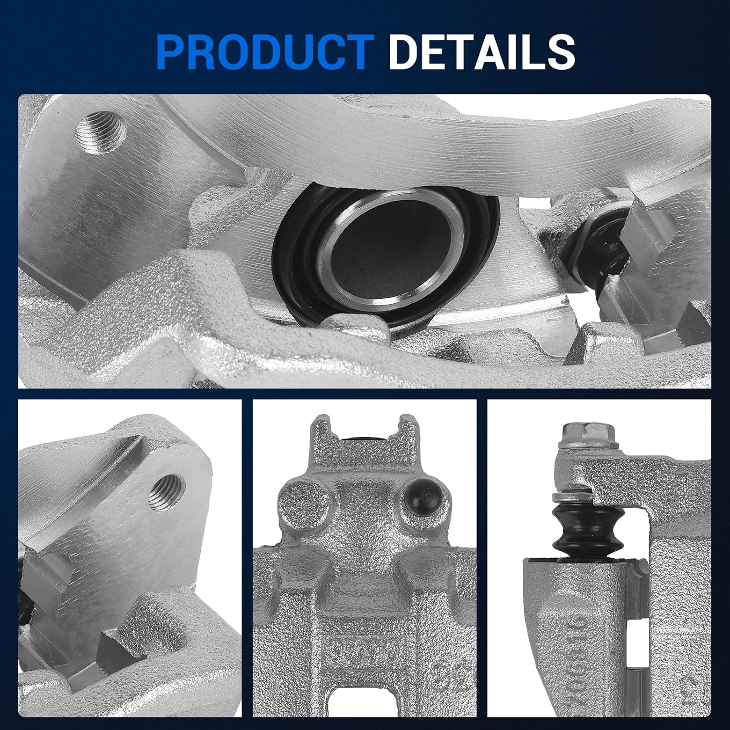 Autoround 19B2067A 19B2066A Rear Brake Caliper Assembly with Bracket fit for Subaru Forester 2004-2008/ Impreza 2004-2007, Saab 9-2X 2005-2006, Both Driver Passenger Side