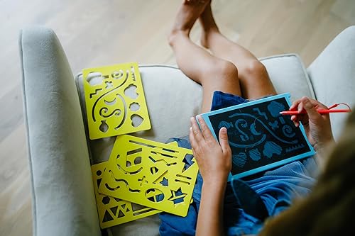Miniatura 3 de Chuckle & Roar - Scribble Glow - Tablero LCD para garabatear - Bloc de dibujo creativo sin desorden - Divertido y atractivo para preescolares -