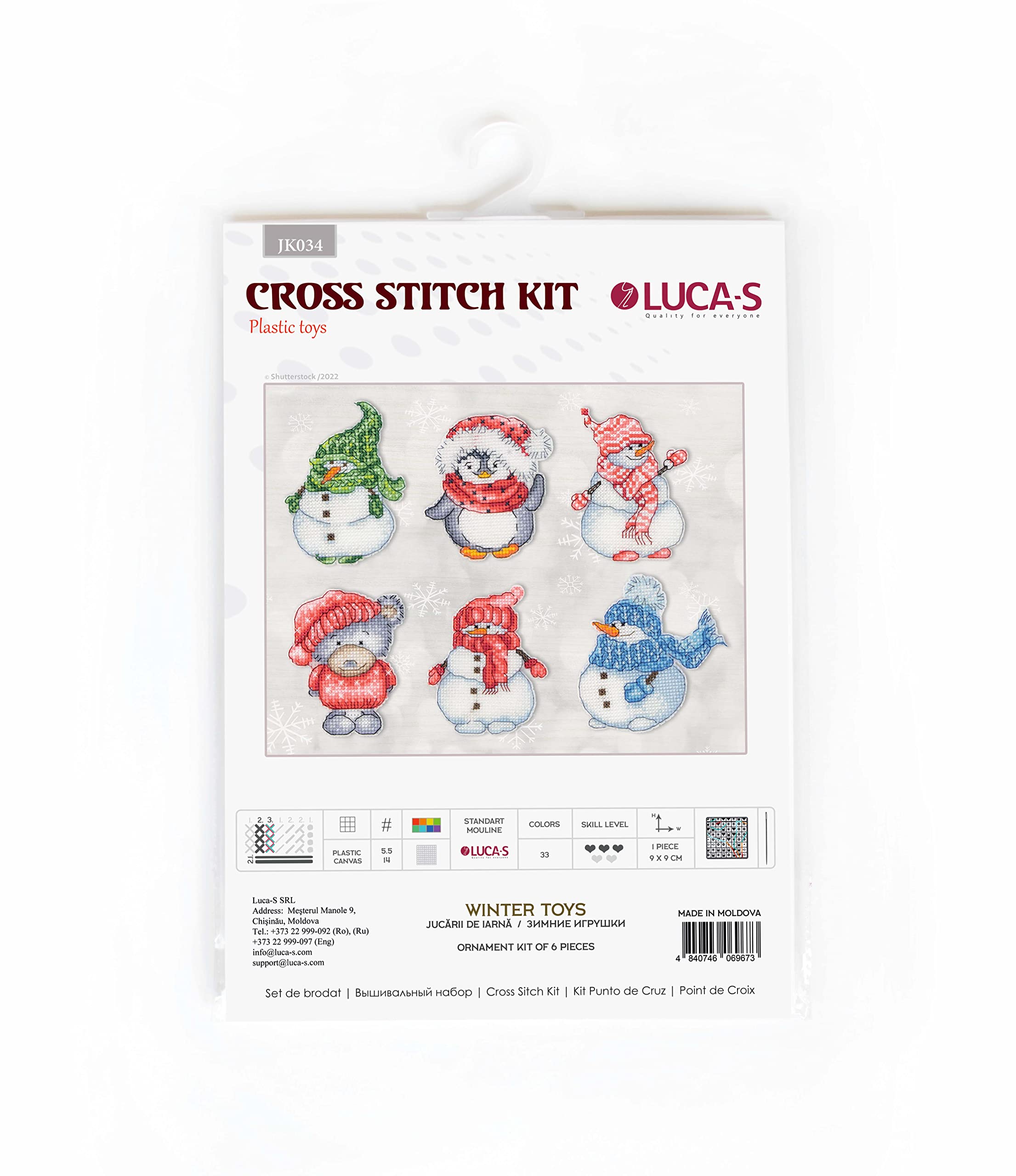 Amazon | LUCA-S Quality FOR EVERYONE Toys クロスステッチキット
