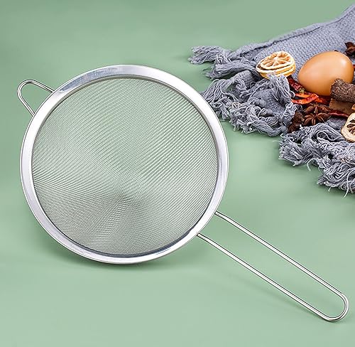 Miniatura 7 de 18 coladores de té, coladores de cóctel, colador pequeño de malla fina de acero inoxidable, mini colador de té de 3.3 pulgadas con mango largo para