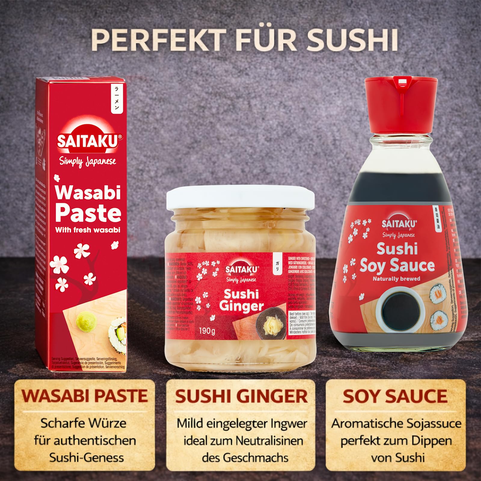 Sushi Geschenkbox – 14-teiliges Japan Food Set