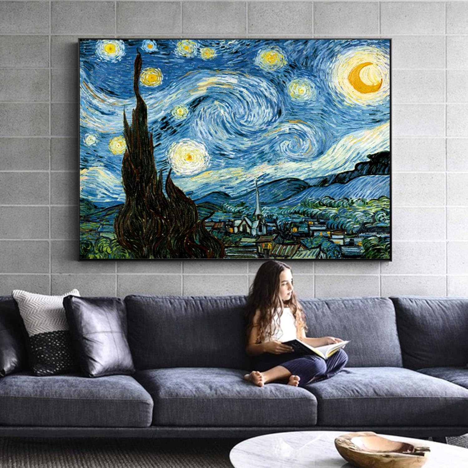 ピート・モンドリアン、『風景』、希少な画集より、新品高級額・額装付