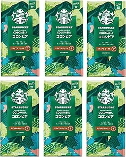 スターバックス コーヒー コロンビア 220g×6袋,豆,レギュラーコーヒー,ミディアム ロースト