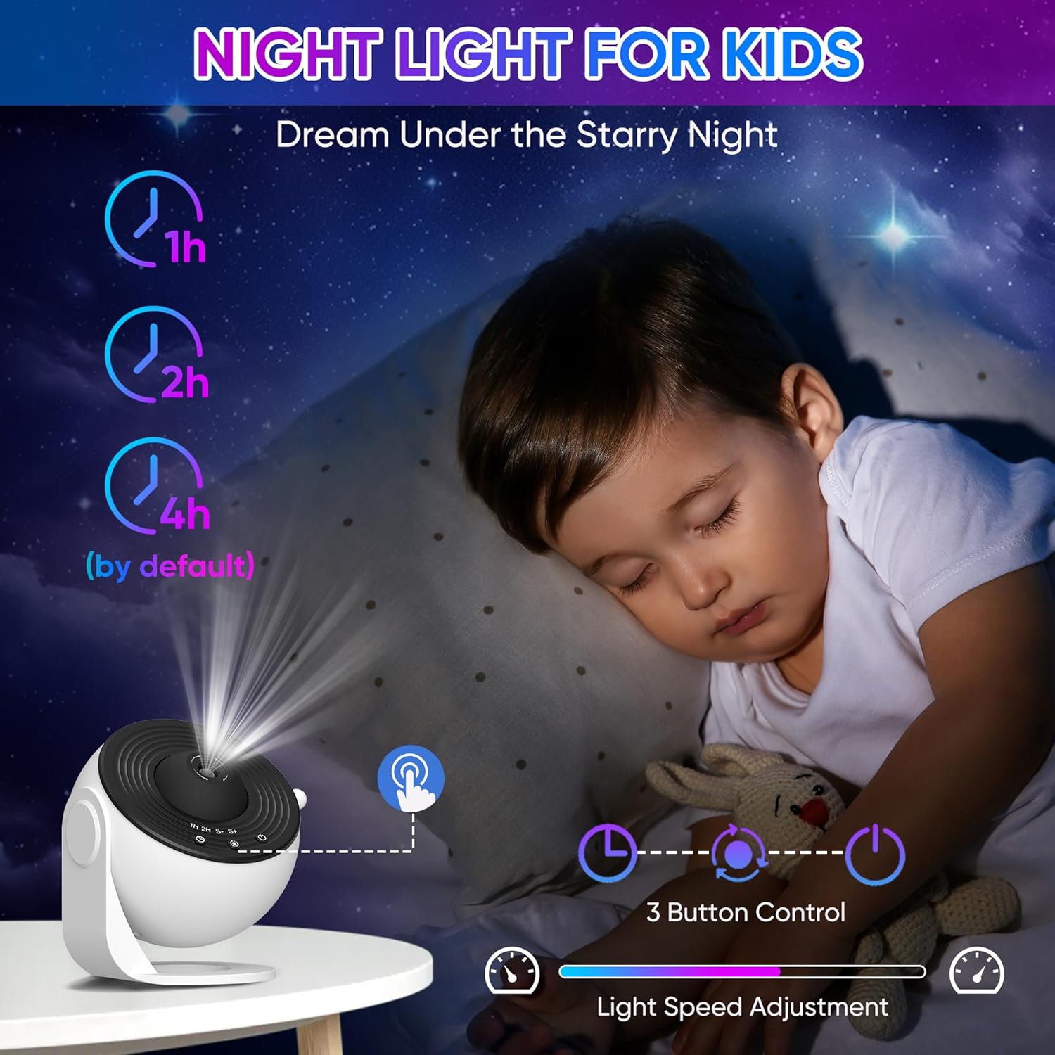 Galaxy Projector, 13 in 1 HD Planetarium Galaxy Star Projector for Bedroom, 360° Rotating Star Projector Galaxy Light with Adjustable Knob and Timer for Kids, Ceiling, Gifts, Room Decoration