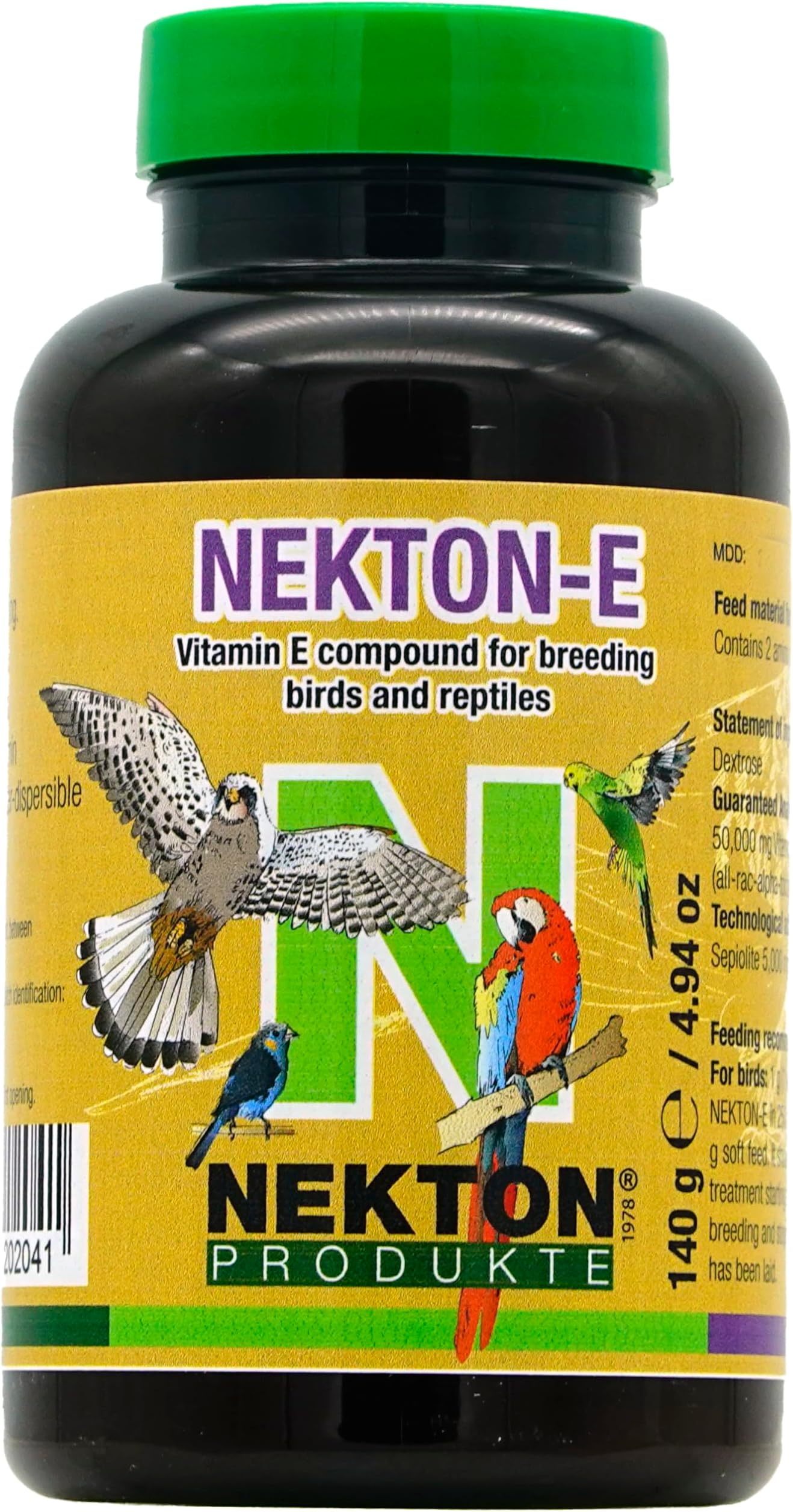 Nekton-E Vitamin E Supplement for Birds, 140gm
