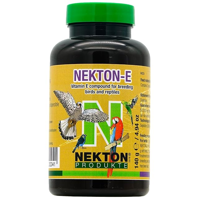 Nekton Compuesto de Vitamina E para la Cria de Aves y Reptiles, 140 g