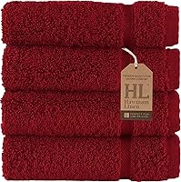 Vista 16 de Hawmam Linen - Paquete de 4 toallas de baño blancas de 27 x 54 pulgadas, 100% algodón turco, suaves, ligeras y altamente absorbentes, toallas
