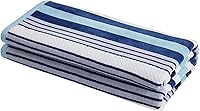 Vista 20 de Superior Toalla de playa de gran tamaño con textura de rayas, 100% algodón, 550 GSM, suave, afelpado y altamente absorbente (juego de 2)