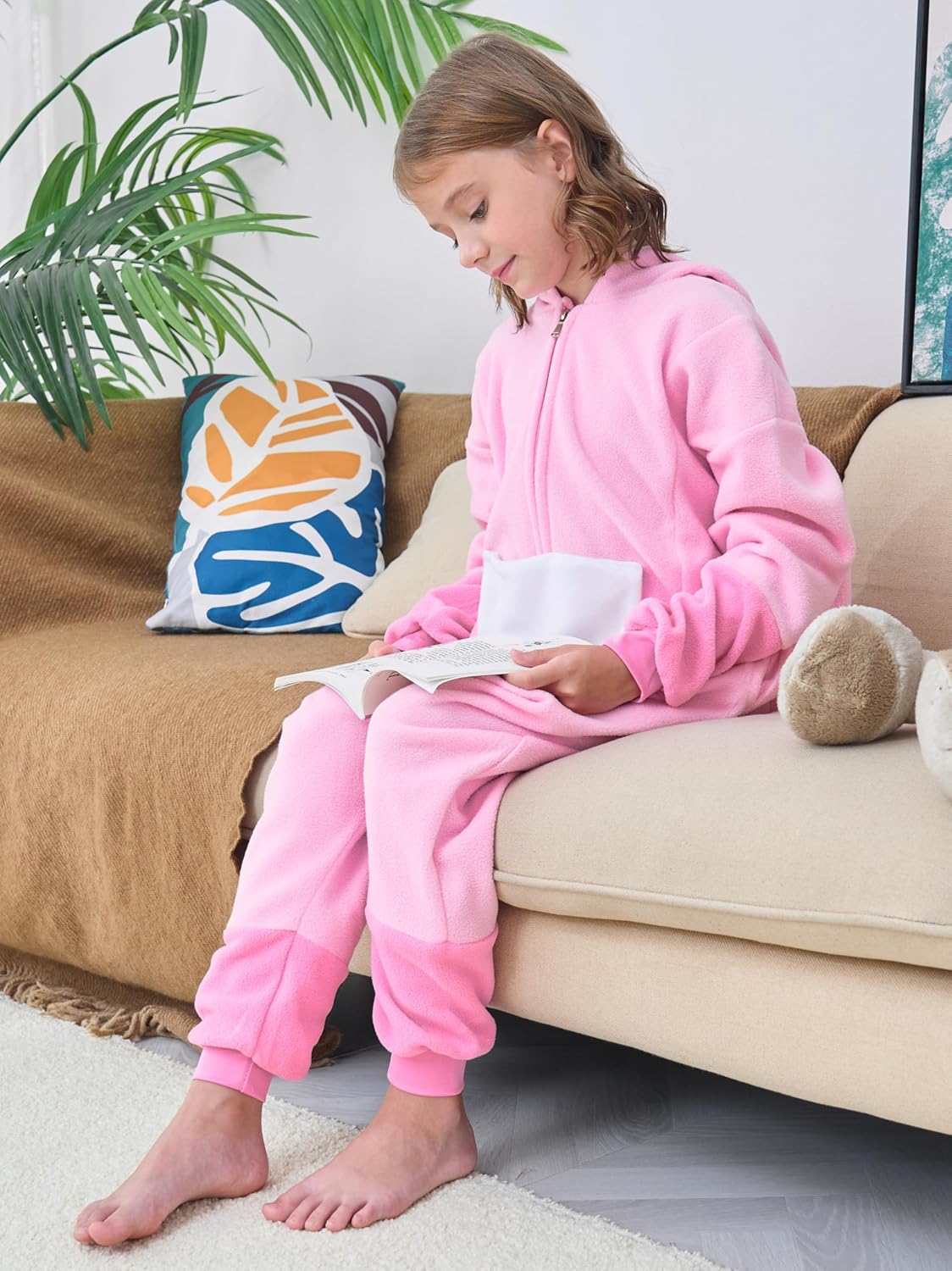 Animal Onesie Kids Pajamas Cosplay Costume Christmas Costume for Girls and Boys - Image 4