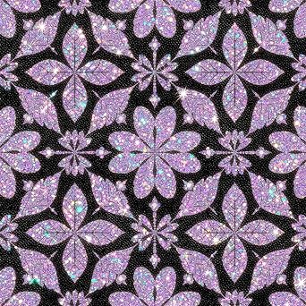 IVN Purple Sparkle Geometric Peel and Stick Floor Tiles 12x12 Inch 10PCS