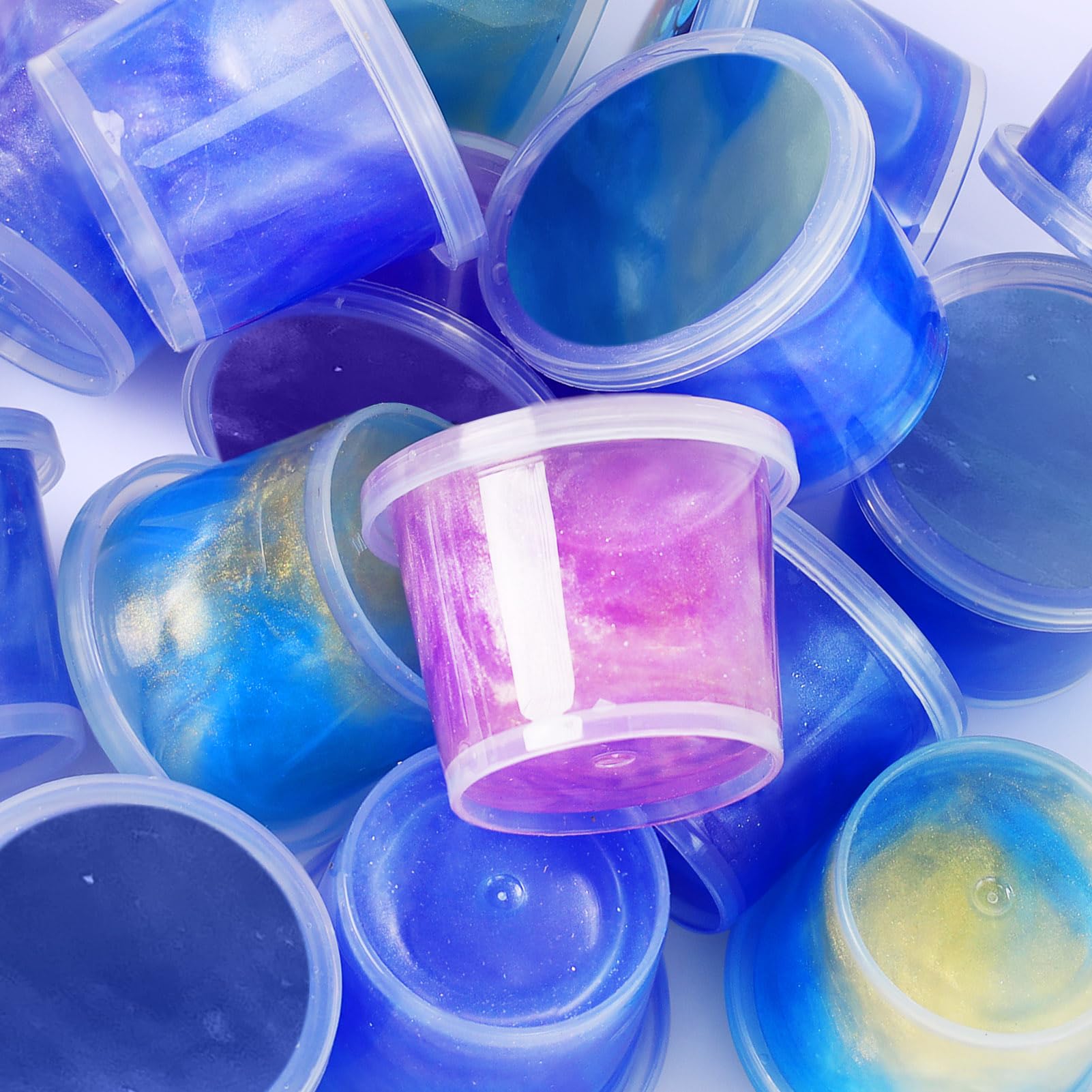 Lot de 36 Kits de Slime Galaxie pour Enfants, Extensible | et Non Collant, Jouet pour garçons et Filles de 5 à 12 Ans