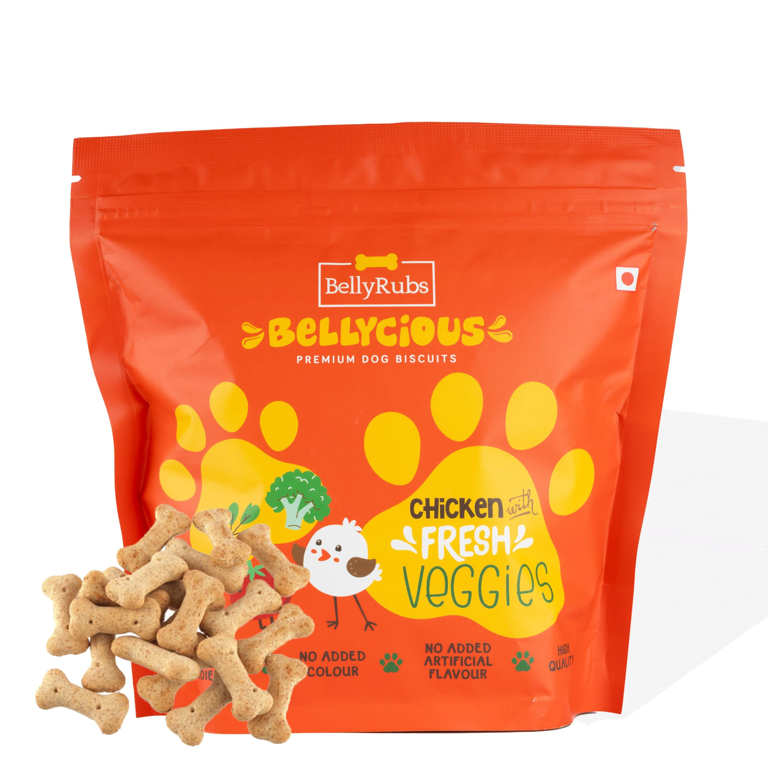 See full amazon price history chart for BellyRubs Bellycious Chicken with Fresh Veggies Dog Biscuits - 250g Real Chicken Dog Treats - Human Grade Ingredients, All Breed Sizes Dog Food for Snack & Training BellyRubs Bellycious Chicken with Fresh Veggies Dog Biscuits - 250g Real Chicken Dog Treats - Human Grade Ingredients, All Breed Sizes Dog Food for Snack & Training (B0D2X8Z2BX) Amazon Price History, Amazon Price Tracker