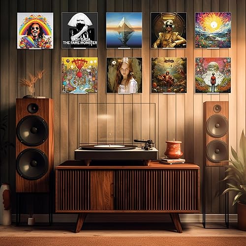 Miniatura 6 de Expositor de discos de vinilo, soporte para discos de vinilo, soporte de pared, soporte de acrílico para discos de vinilo para montaje en pared y