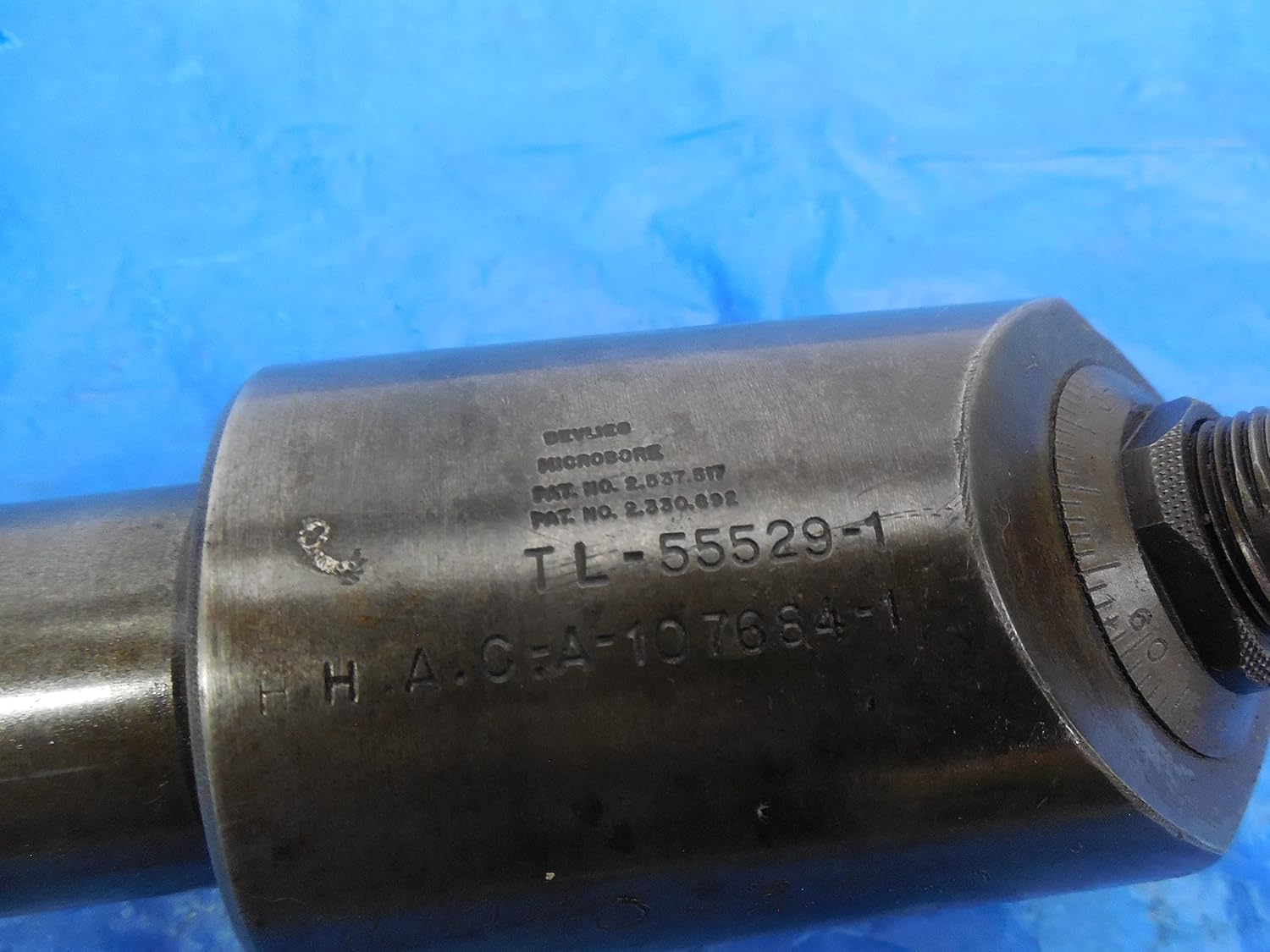 DEVLIEG MICROBORE TL-55529-1 1 3/8 Shank Carbide Insert Adjust. Boring BAR 1.375 - MS3358BU