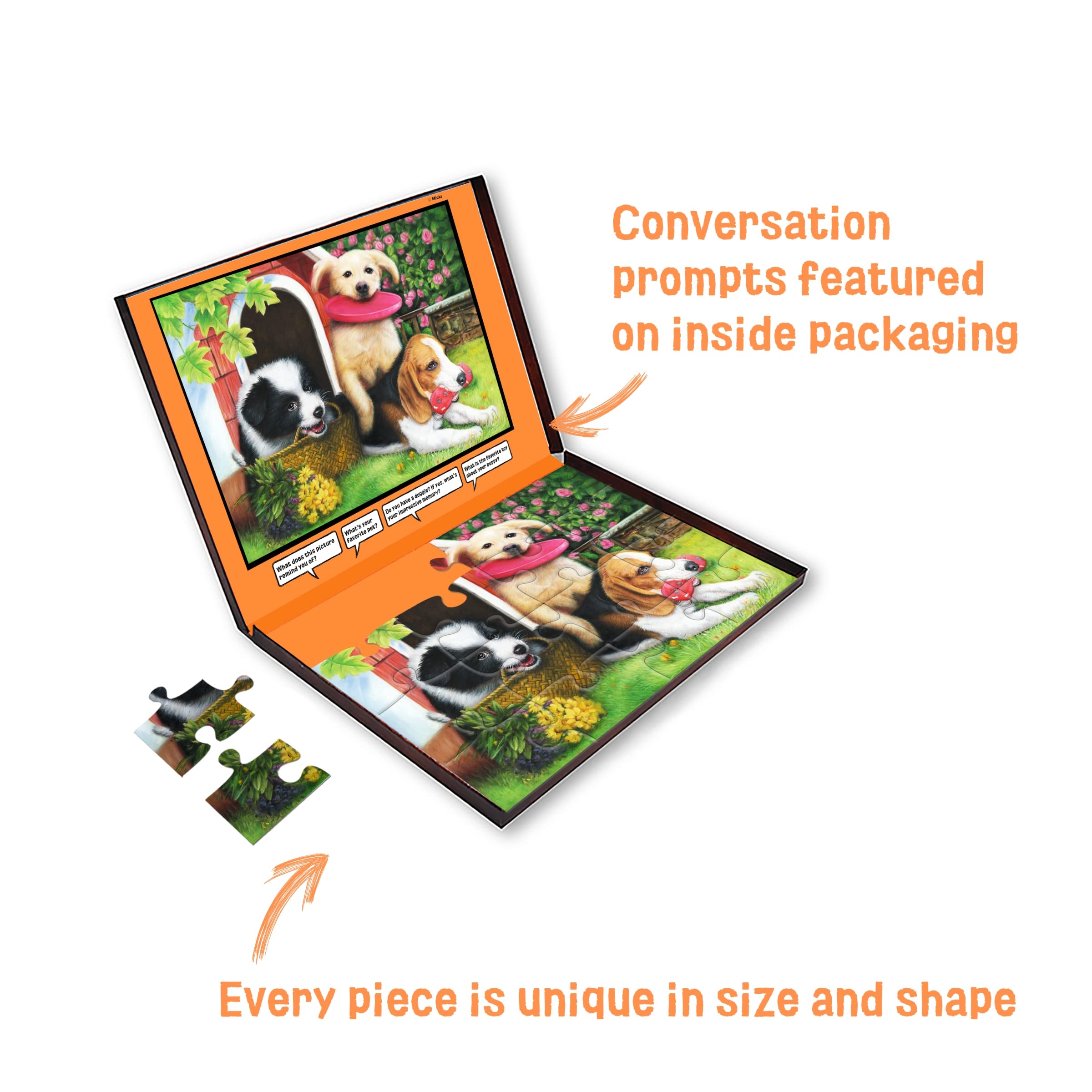 Amazon | Pitoies 認知症パズル 16個の大きなピースジグソーパズル